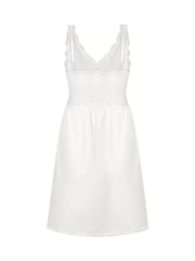 Hunkemoller White Nova Lace Slip Dress - Image 5 of 5