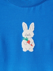 Cotton On Blue Cute Bunny Long/Short Pyjamas Set - Image 3 of 3
