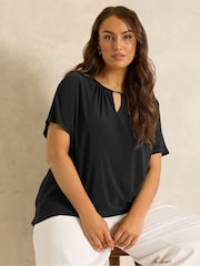 Evans Black Bar Detail Top - Image 1 of 5