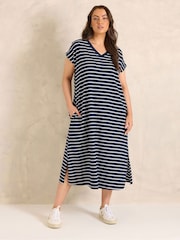 Хлопковое платье в полоску Evans Premium - Изображение 1 5