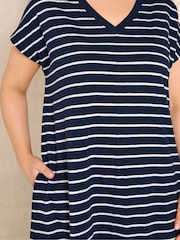 Хлопковое платье в полоску Evans Premium - Изображение 4 5