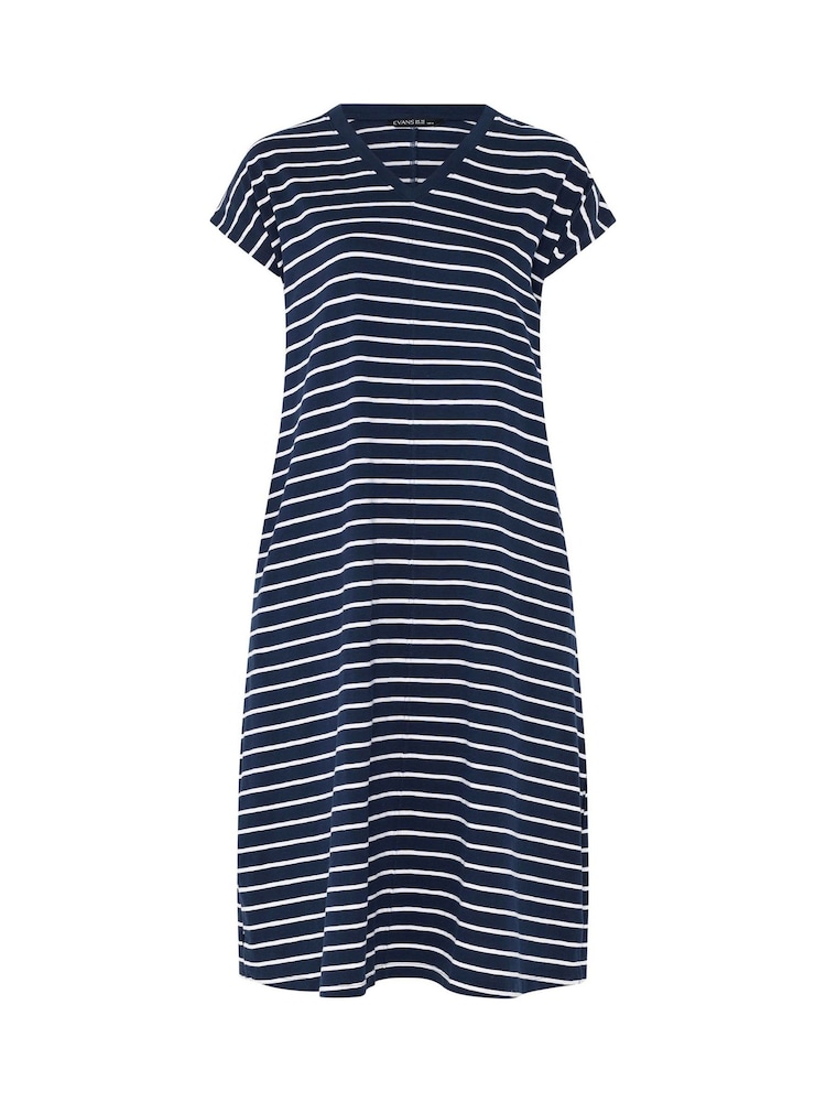 Хлопковое платье в полоску Evans Premium - Изображение 5 5