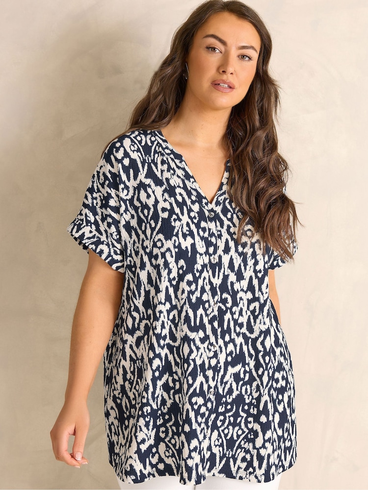 Evans Blue Grown On Sleeve Shirt - Image 1 of 5