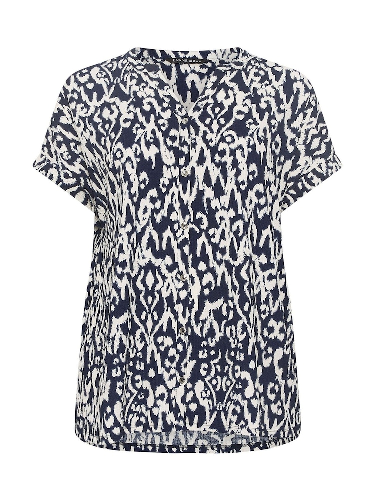 Evans Blue Grown On Sleeve Shirt - Image 5 of 5