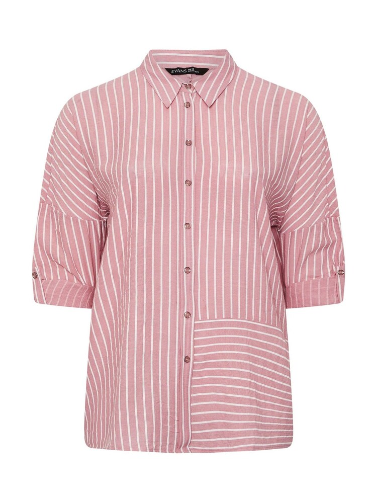 Evans Pink Stripe Shirt - Image 6 of 6