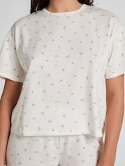 Hunkemoller White Cotton Pyjamas Set - Image 2 of 5