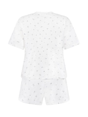 Hunkemoller White Cotton Pyjamas Set - Image 5 of 5