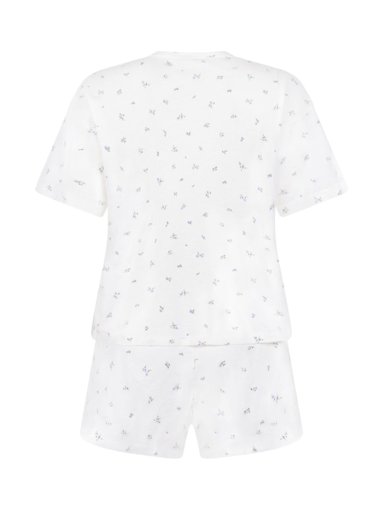 Hunkemoller White Cotton Pyjamas Set - Image 5 of 5