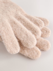 Pink Cable Knitted Gloves - Image 3 of 3