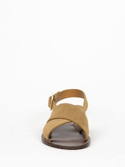 Bobbies Natural Zita Flat Sandals - Image 3 of 4