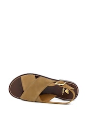 Bobbies Natural Zita Flat Sandals - Image 4 of 4