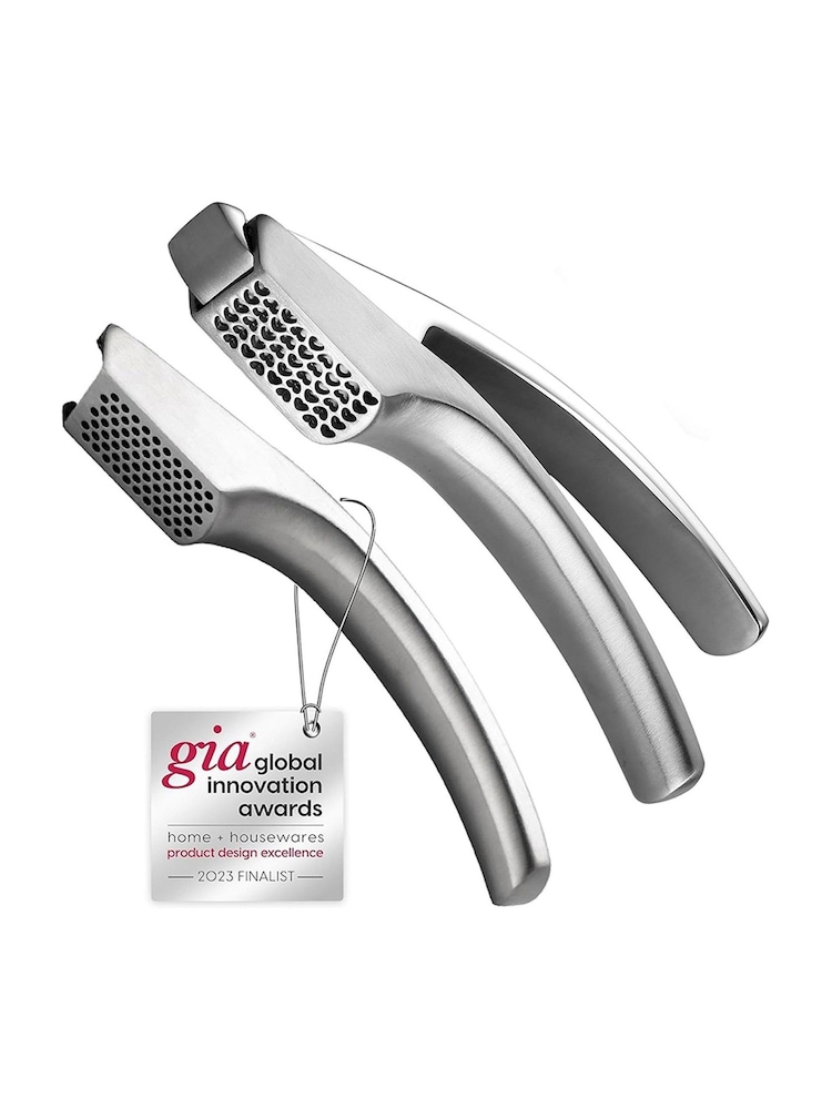 Gourmet Easy Stainless steel Garlic Press Combo for Coarse & Fine Mince - Image 1 of 3