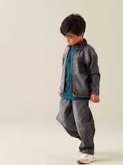 Angel & Rocket Grey Cole Barrel Leg Jeans - Image 4 of 7