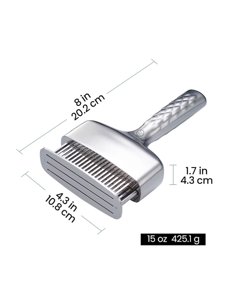 Gourmet Easy Stainless steel Meat Tenderizer Tool with Long Handle - Image 3 of 3