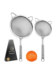 Gourmet Easy 3 Piece Stainless steel Multi-Use Sifter & Sieve Set - Image 1 of 3