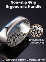 Gourmet Easy Stainless steel Easy Clean Garlic Rocker - Image 2 of 5