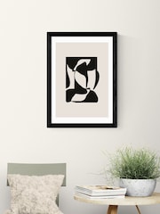 East End Prints Black Silhouette Wall Art Print by Anna Mainz - Image 1 of 2