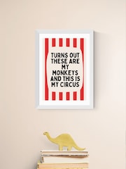 East End Prints White Turns Out Wall Art Print by Wisdom and Wonder Designs - Image 1 of 2