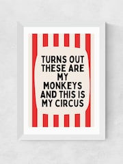 East End Prints White Turns Out Wall Art Print by Wisdom and Wonder Designs - Image 2 of 2