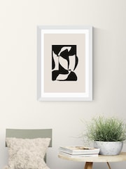 East End Prints White Silhouette Wall Art Print by Anna Mainz - Image 1 of 2