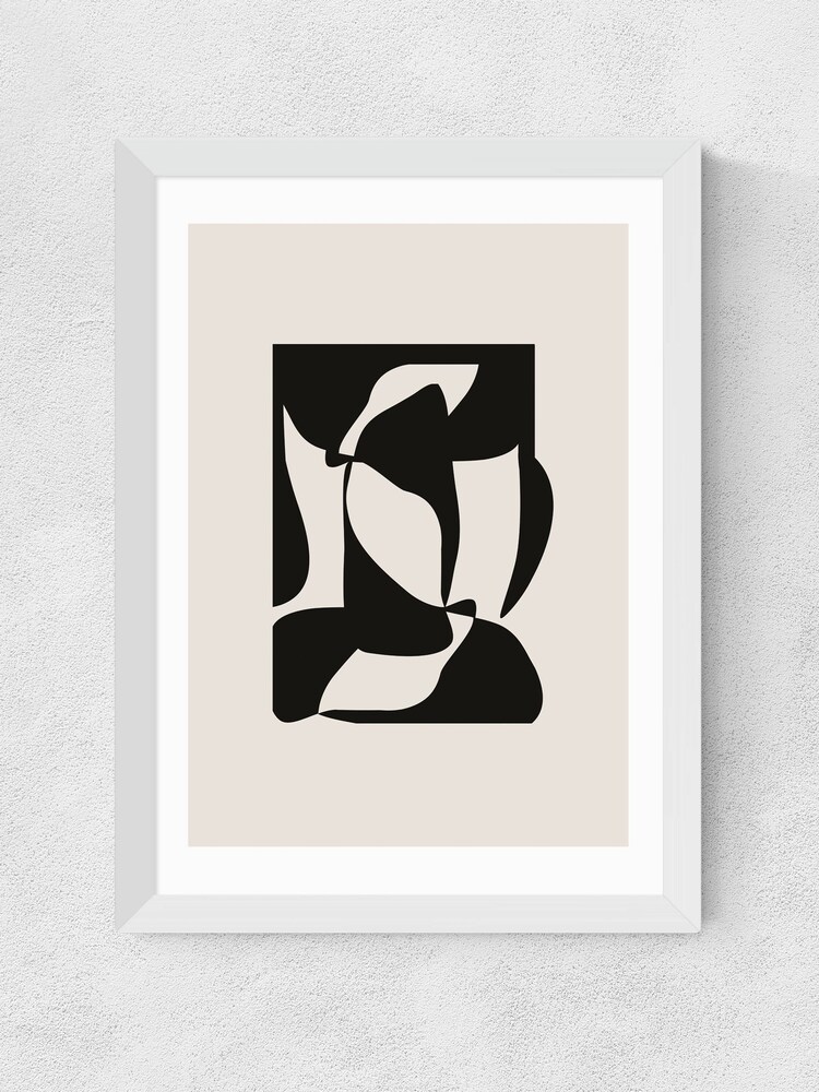 East End Prints White Silhouette Wall Art Print by Anna Mainz - Image 2 of 2