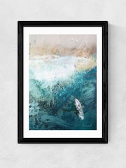 East End Prints Black Azure Walk Wall Art Print by Dan Hobday - Image 2 of 2