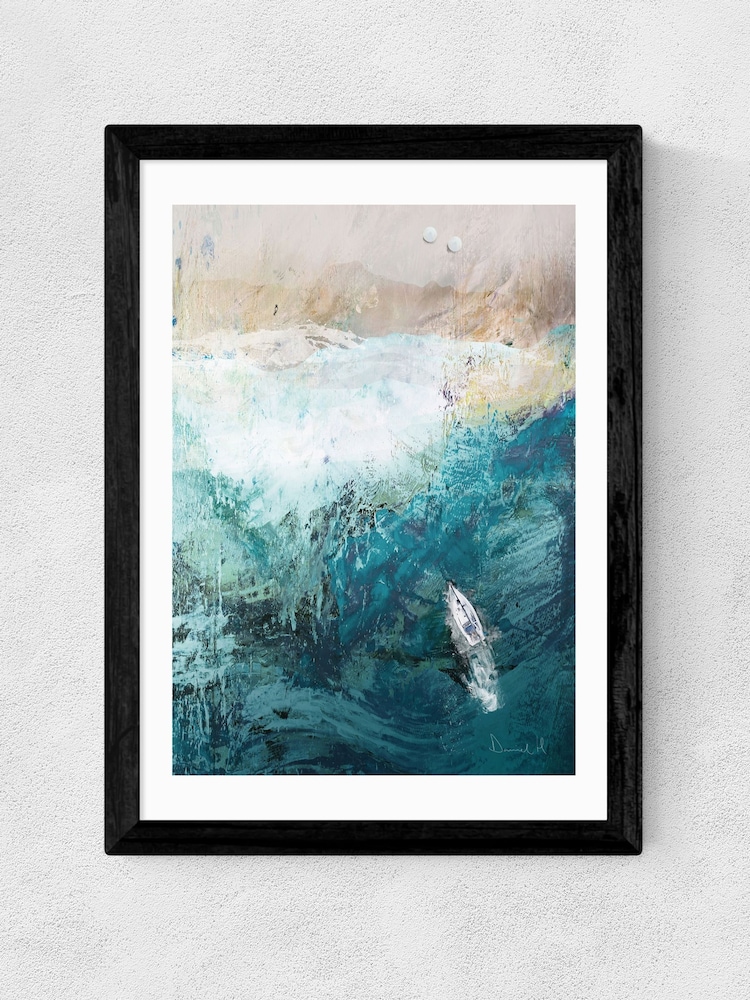 East End Prints Black Azure Walk Wall Art Print by Dan Hobday - Image 2 of 2 East End Prints Black Azure Walk Wall Art Print by Dan Hobday - Image 2 of 2