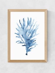 East End Prints Oak Blue Seaweed Wall Art Print by Cartissi - Image 2 of 2