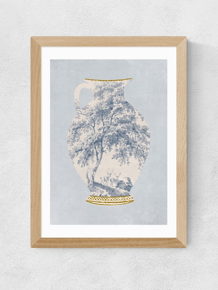 East End Prints Oak French Vase Wall Art Print by Oh Fine Art - Image 2 of 2 East End Prints Oak French Vase Wall Art Print by Oh Fine Art - Image 2 of 2