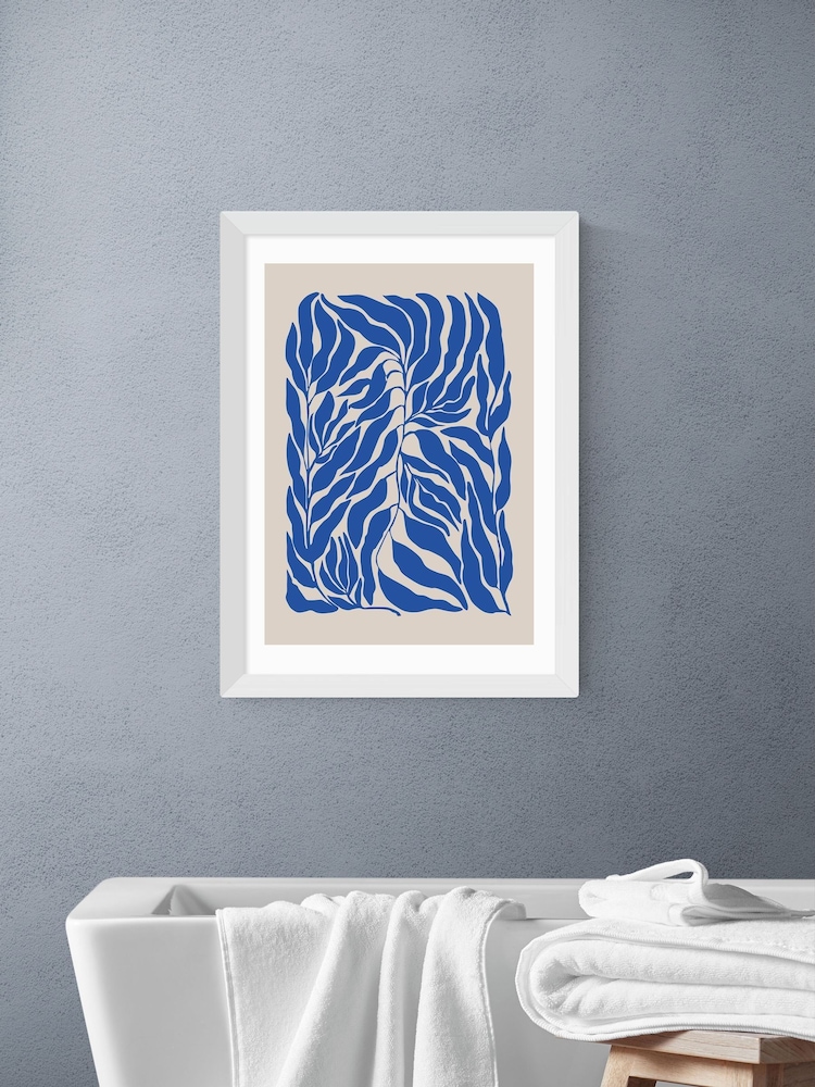 East End Prints White Botanical Poster Wall Art Print by The Print Republic - Image 1 of 2 East End Prints White Botanical Poster Wall Art Print by The Print Republic - Image 1 of 2