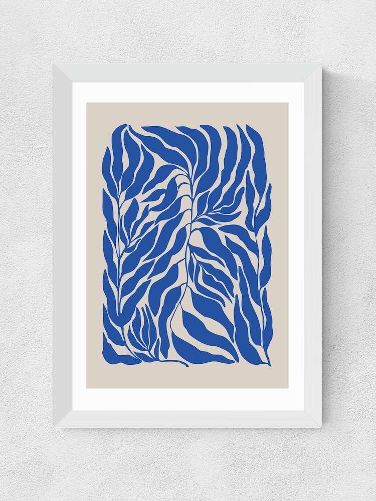 East End Prints White Botanical Poster Wall Art Print by The Print Republic - Image 2 of 2 East End Prints White Botanical Poster Wall Art Print by The Print Republic - Image 2 of 2