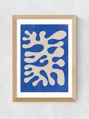 East End Prints Oak Shapes Poster Wall Art Print by The Print Republic - Image 2 of 2