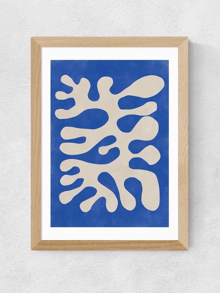 East End Prints Oak Shapes Poster Wall Art Print by The Print Republic - Image 2 of 2 East End Prints Oak Shapes Poster Wall Art Print by The Print Republic - Image 2 of 2