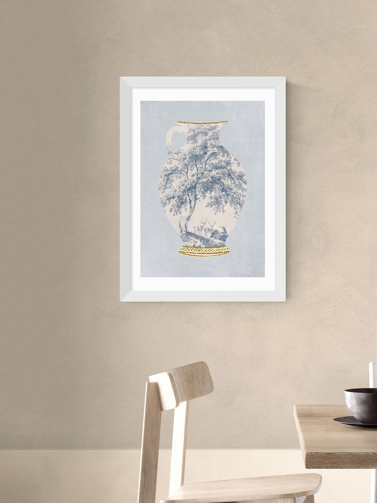 East End Prints White French Vase Wall Art Print by Oh Fine Art - Image 1 of 2 East End Prints White French Vase Wall Art Print by Oh Fine Art - Image 1 of 2