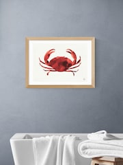 East End Prints Oak Crabs Tale Wall Art Print by Merel Takken - Image 1 of 2