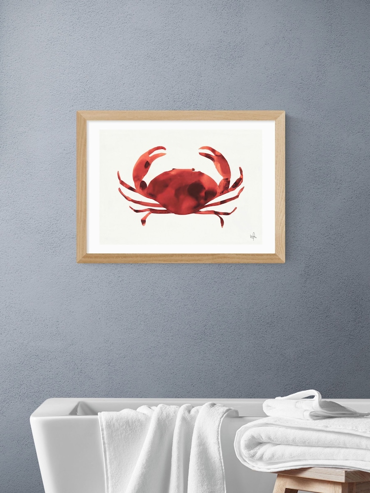 East End Prints Oak Crabs Tale Wall Art Print by Merel Takken - Image 1 of 2