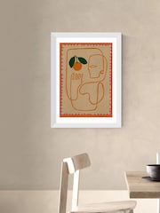 East End Prints White Fruit Fiesta I Wall Art Print by Shatha Dafai - Image 1 of 2