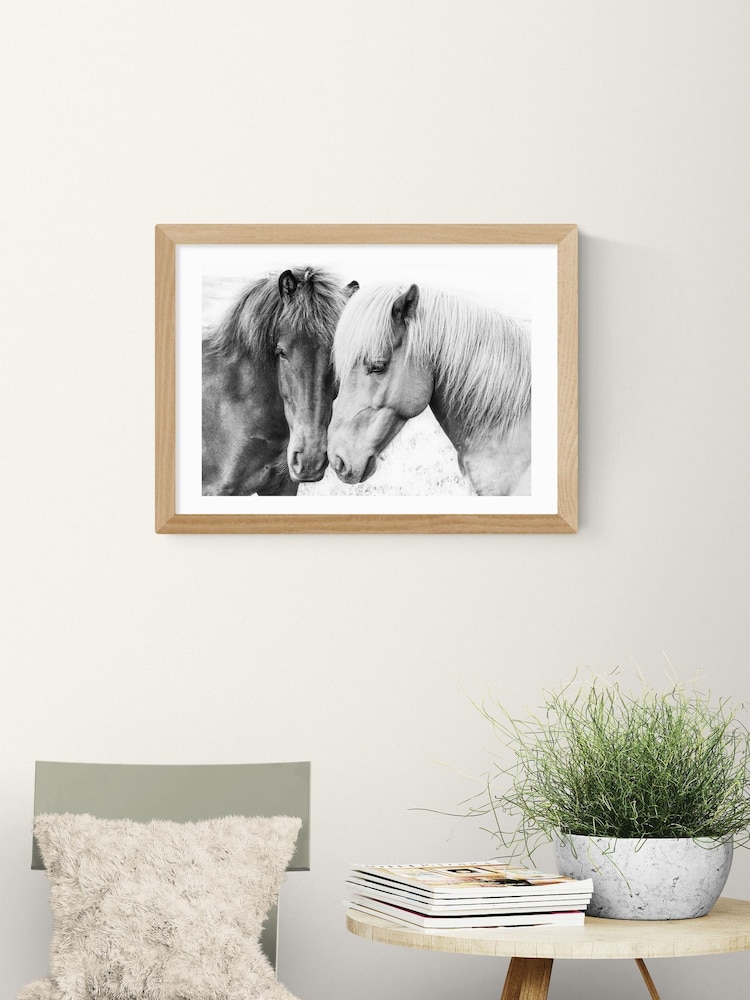East End Prints Oak Horse Love Wall Art Print by Sisi and Seb - Image 2 of 2 East End Prints Oak Horse Love Wall Art Print by Sisi and Seb - Image 2 of 2