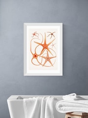 East End Prints White Vintage Starfish 2 Wall Art Print by Oh Fine - Image 1 of 2