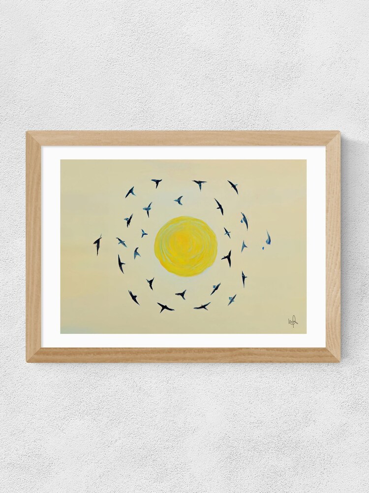 East End Prints Oak Fly Away With Me Wall Art Print by Merel Takken - Image 2 of 2