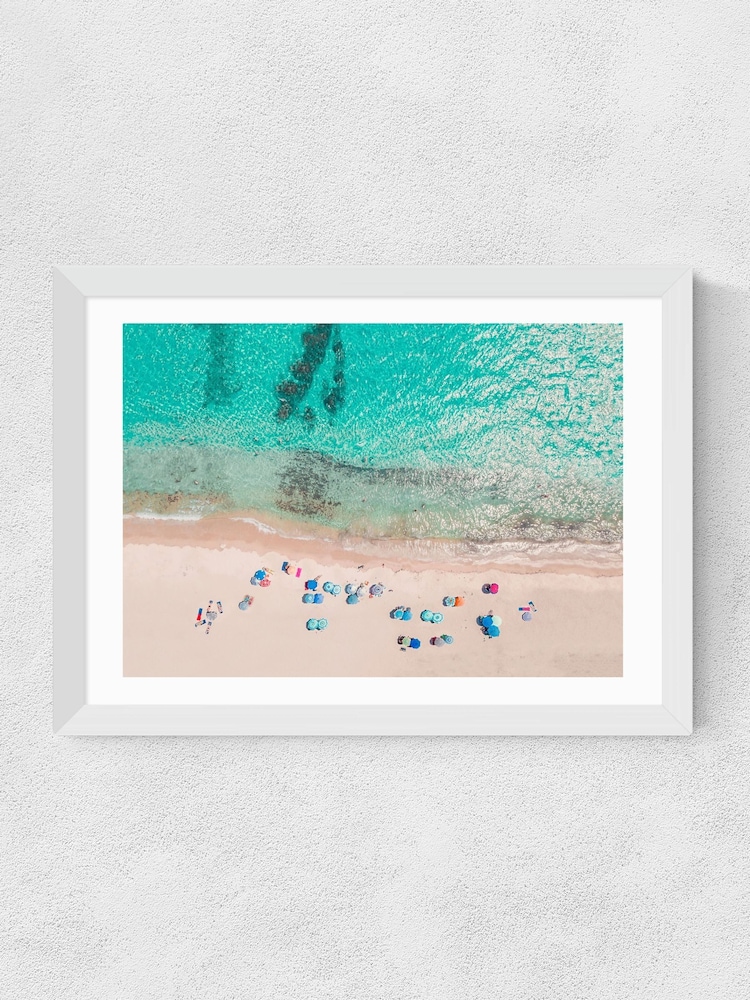 East End Prints White Summertime Wall Art Print by Sisi and Seb - Image 2 of 2 East End Prints White Summertime Wall Art Print by Sisi and Seb - Image 2 of 2