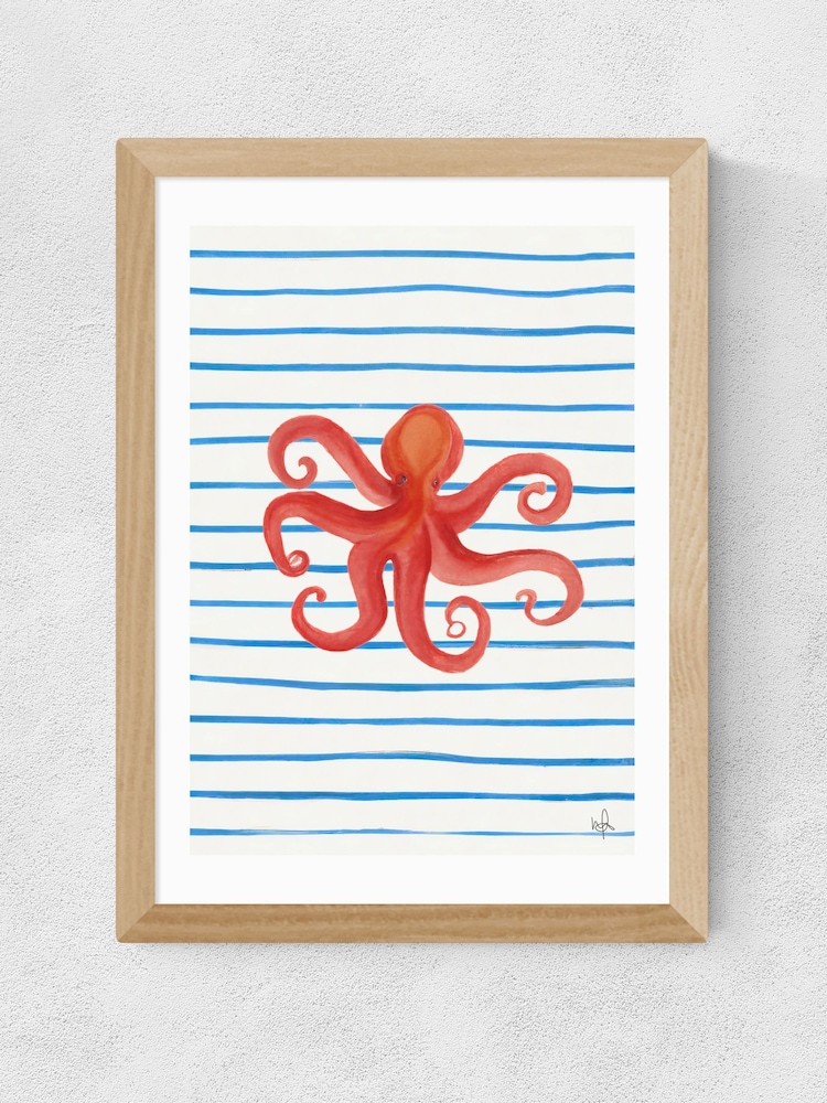 East End Prints Oak Deep Sea Wall Art Print by Merel Takken - Image 2 of 2 East End Prints Oak Deep Sea Wall Art Print by Merel Takken - Image 2 of 2