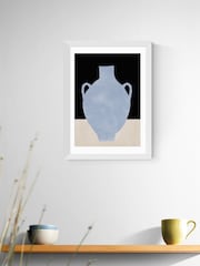 East End Prints White Still Life Poster I Wall Art by The Print Republic - Image 1 of 2
