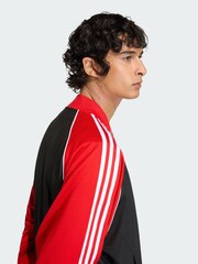 adidas Originals Black Sst Loose Mesh Track Top - Image 3 of 6