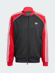 adidas Originals Black Sst Loose Mesh Track Top - Image 6 of 6