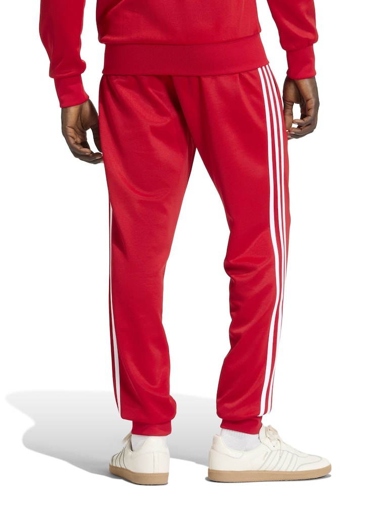 adidas Originals Red SST Track Joggers - Image 2 of 6 adidas Originals Red SST Track Joggers - Image 2 of 6