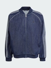 adidas Originals Blue Adicolour Loose SST Denim Stone Tracksuit - Image 6 of 6
