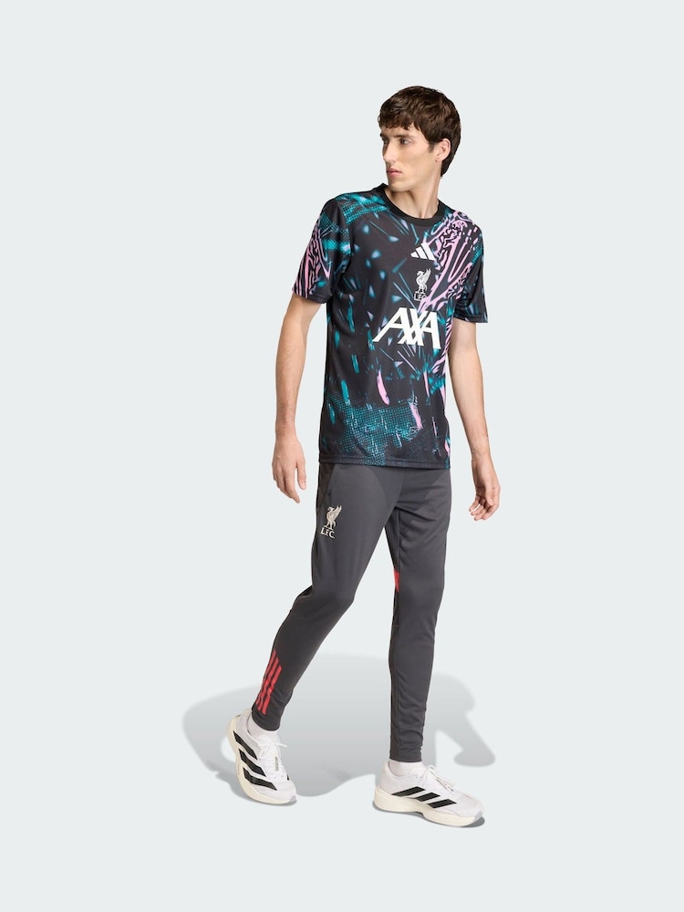 adidas Black Liverpool FC 25/26 Pre Match Jersey - Image 1 of 6