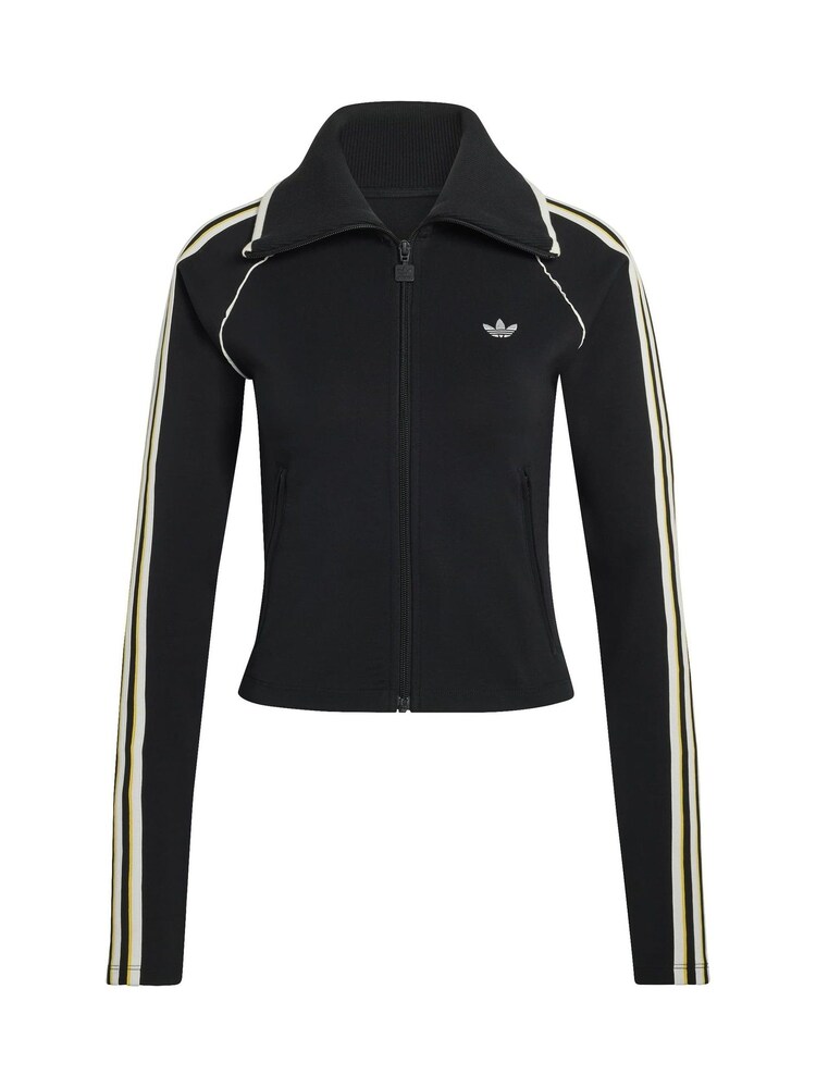 adidas Originals Black Slim Fitted Firebird Jacket - Image 6 of 6