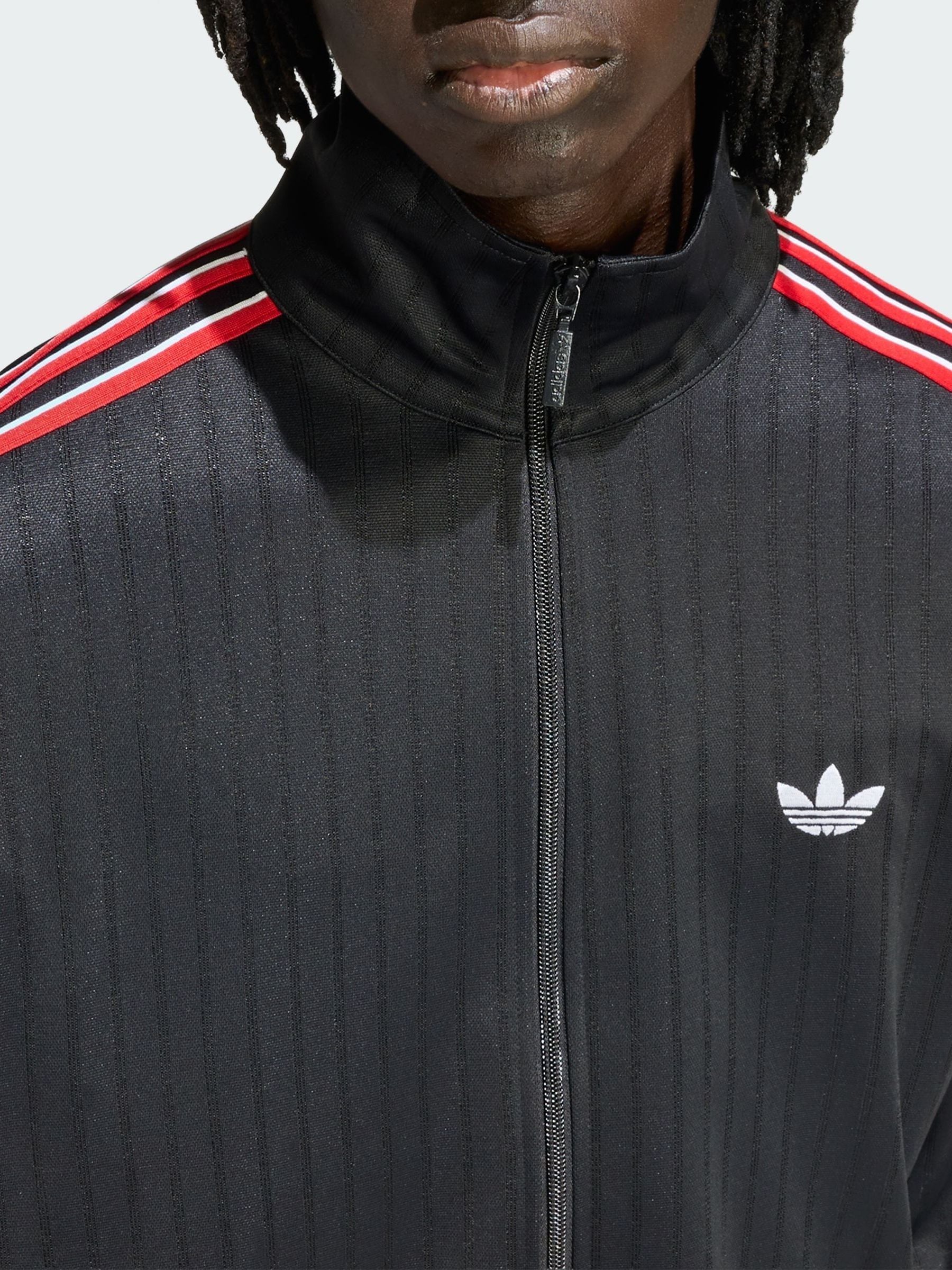 Buy adidas Originals Black Firebird Loose Pinstripes Track Top